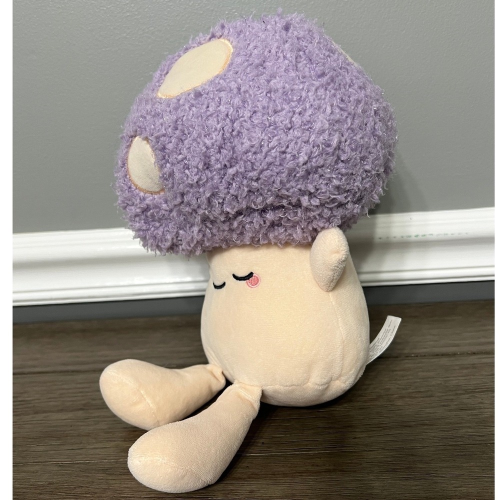 Kawaii Style Purple Mushroom Plush - Picture 2 of 5